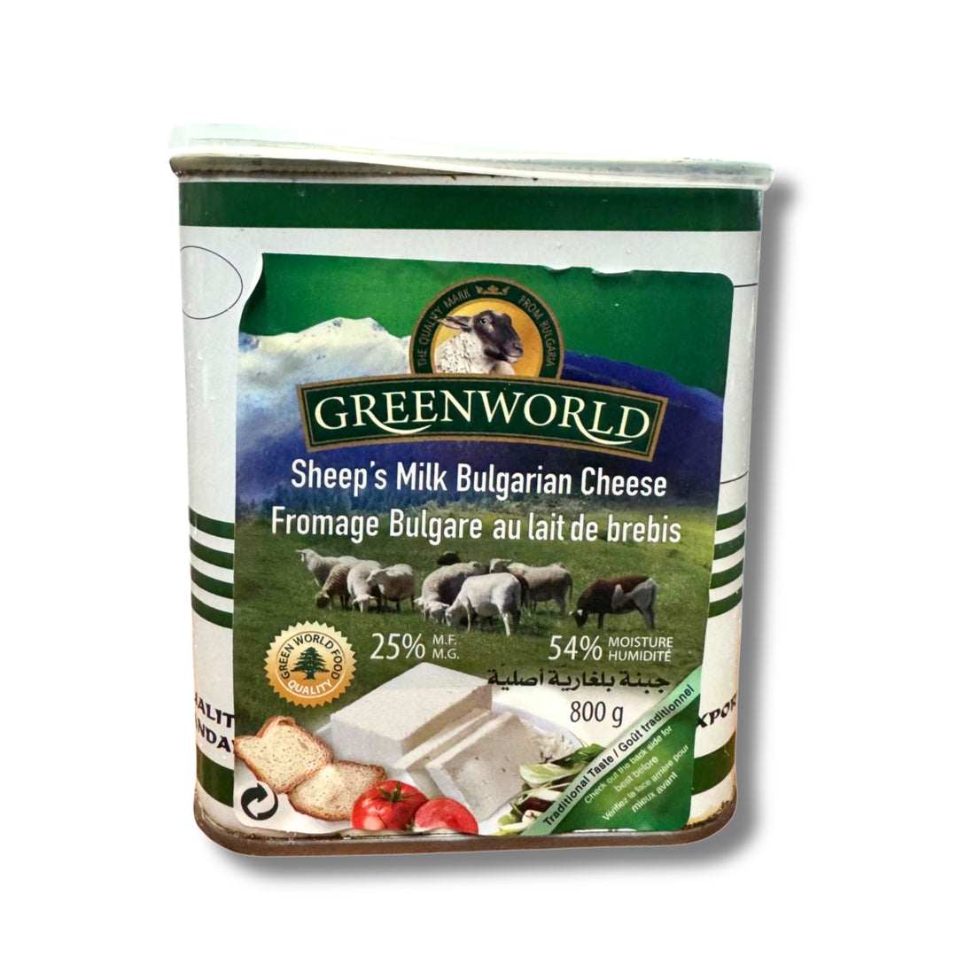 Greenworld Bulgarian White Sheep Cheese Tin 800G