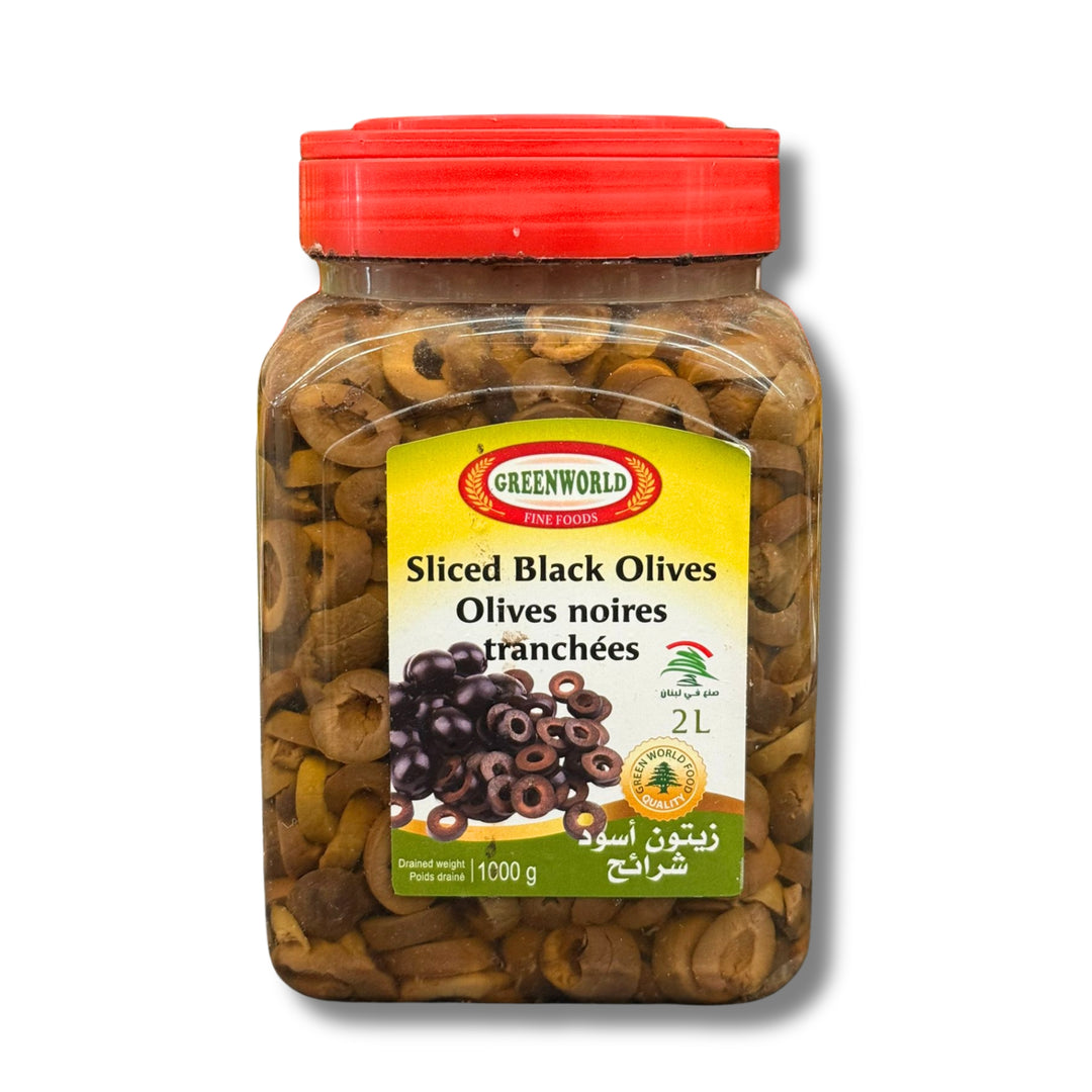 GW Black Sliced Olives 2 Litre