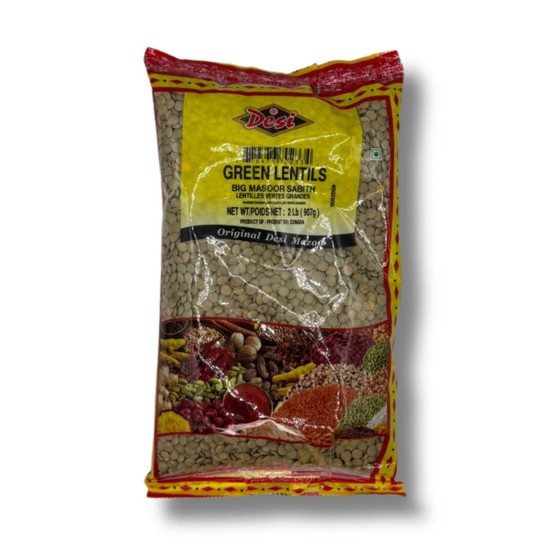 Desi Green Lentils Big 2Lb