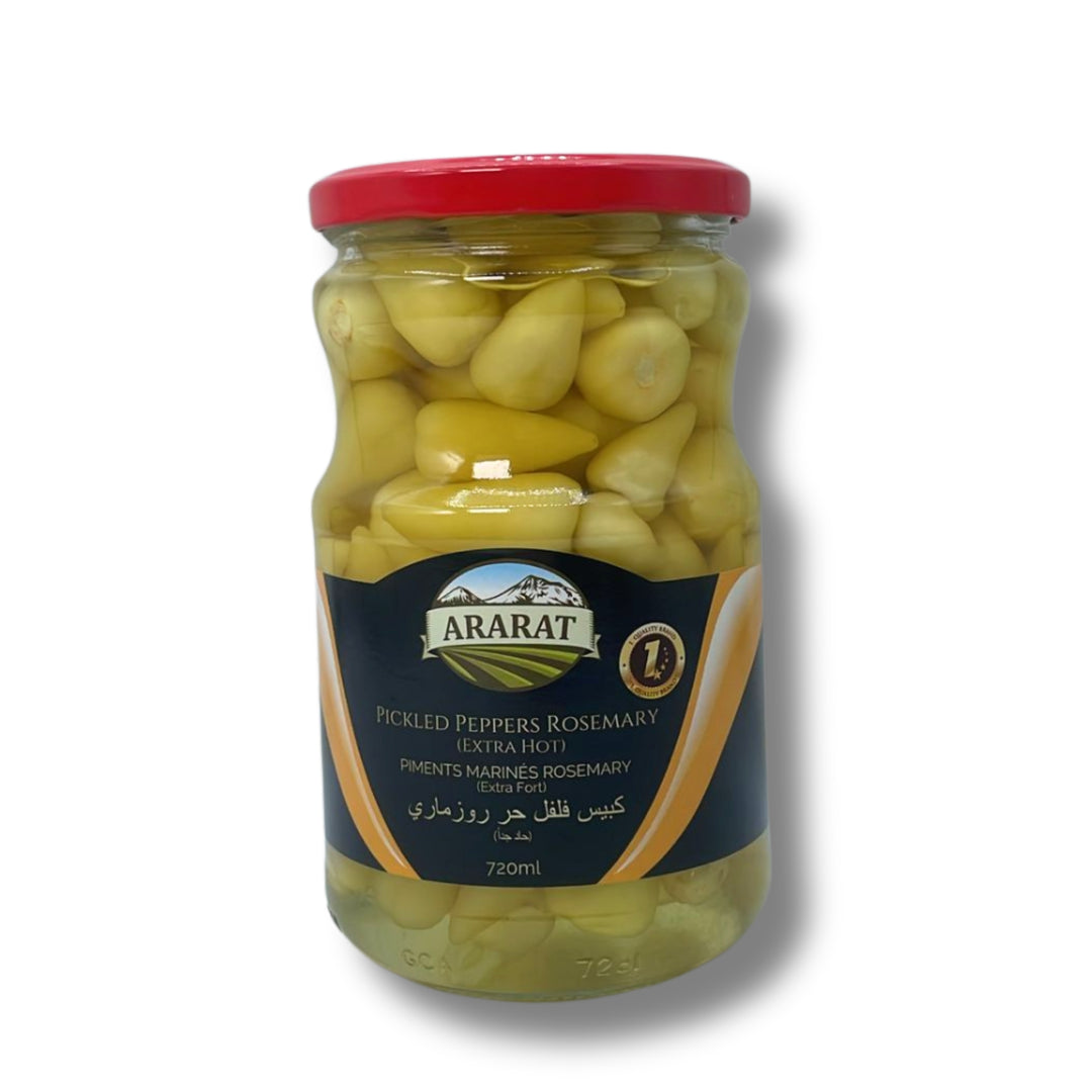 Ararat Pickled Peppers Rosemary Hot 720ml