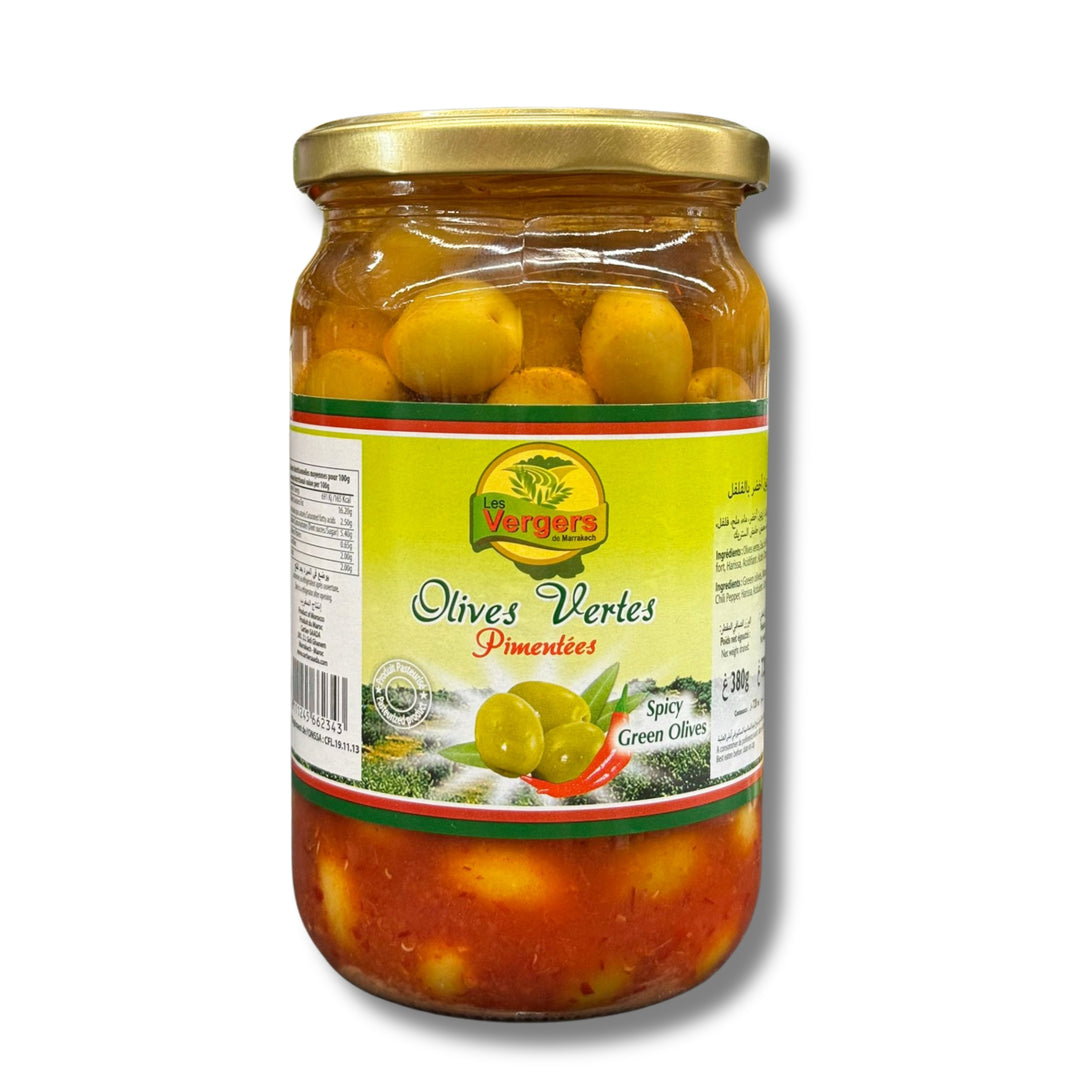 Olives Verte Pimentees (Spiced Green Olives) 720G