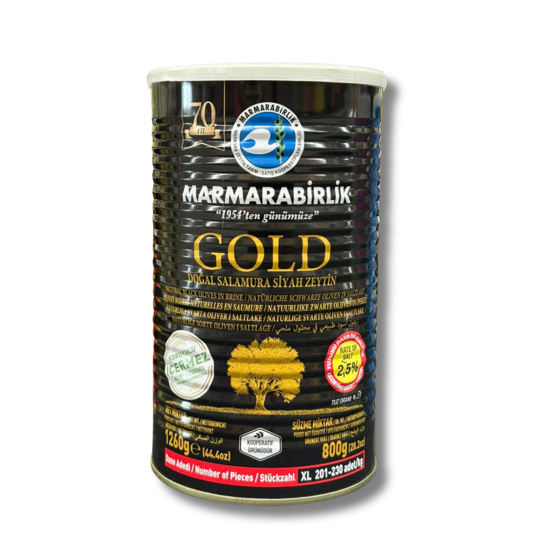 Marmarabirlik Black Olives Xl Gold 800G