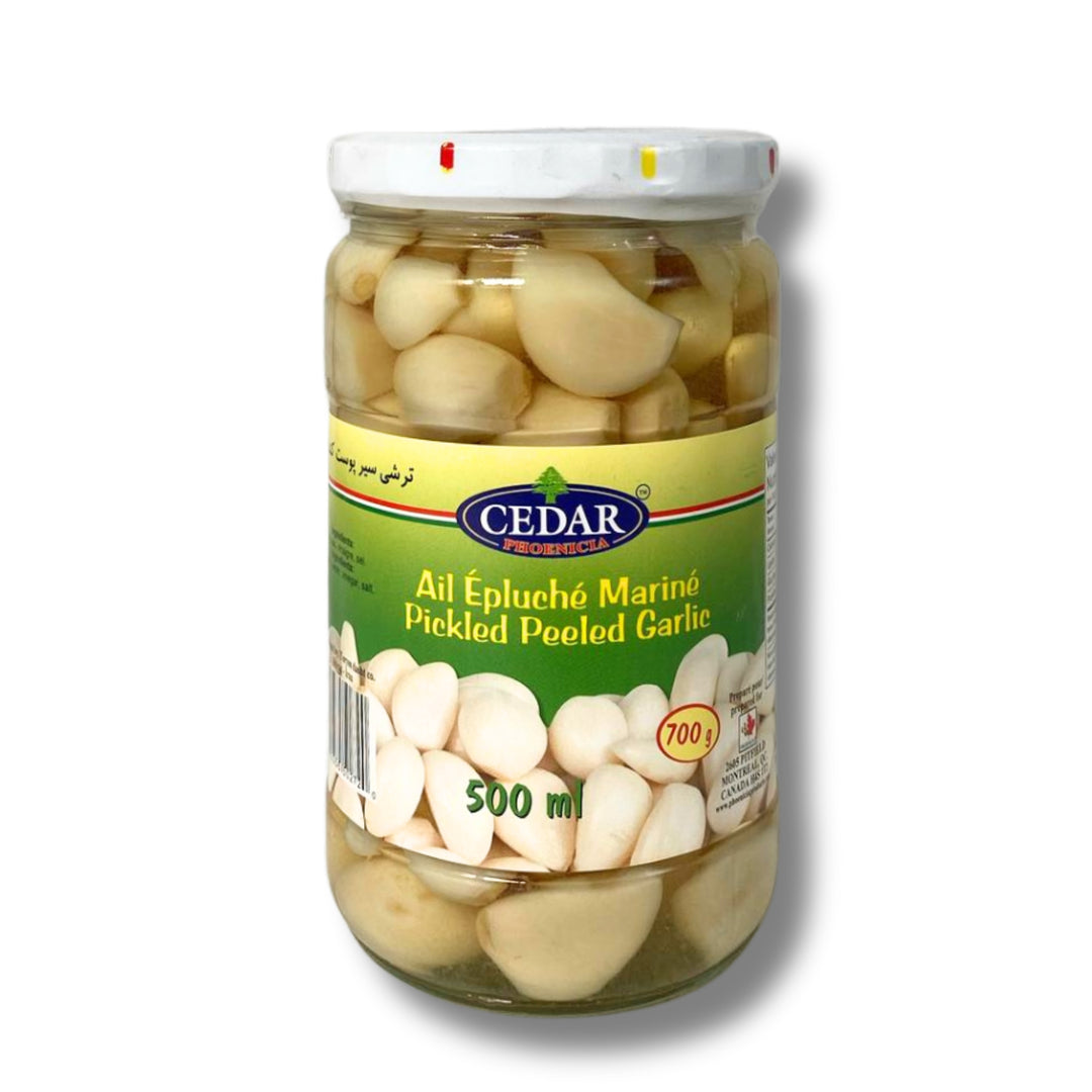 Cedar Pickled Peel Garlic 500Ml