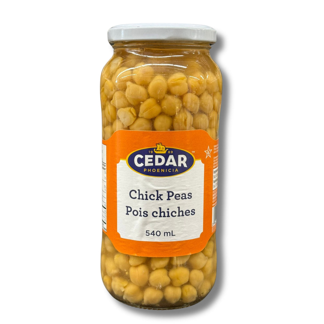 Cedar Chick Peas Glass Jar 540G