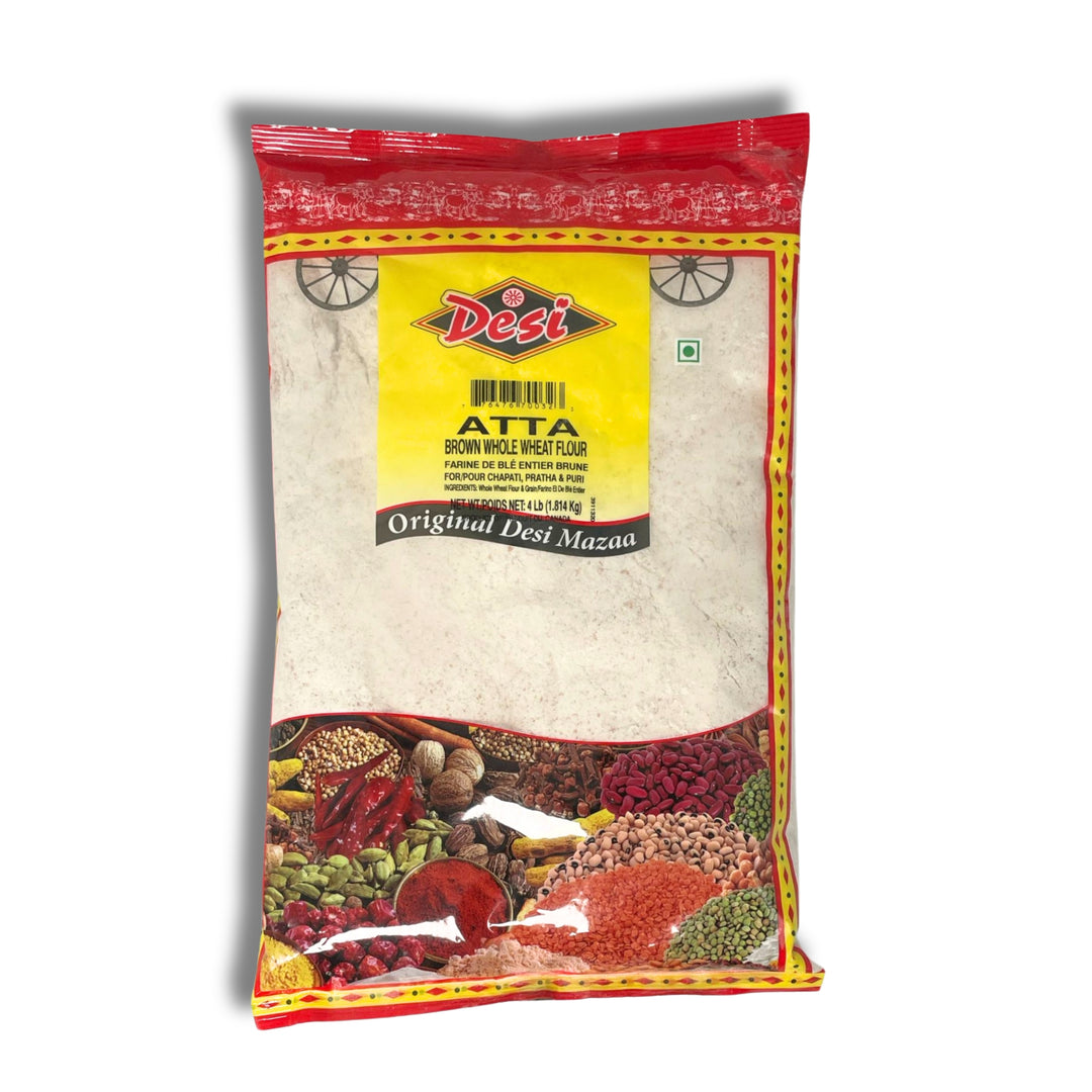 Desi Atta Brown Flour 4Lb