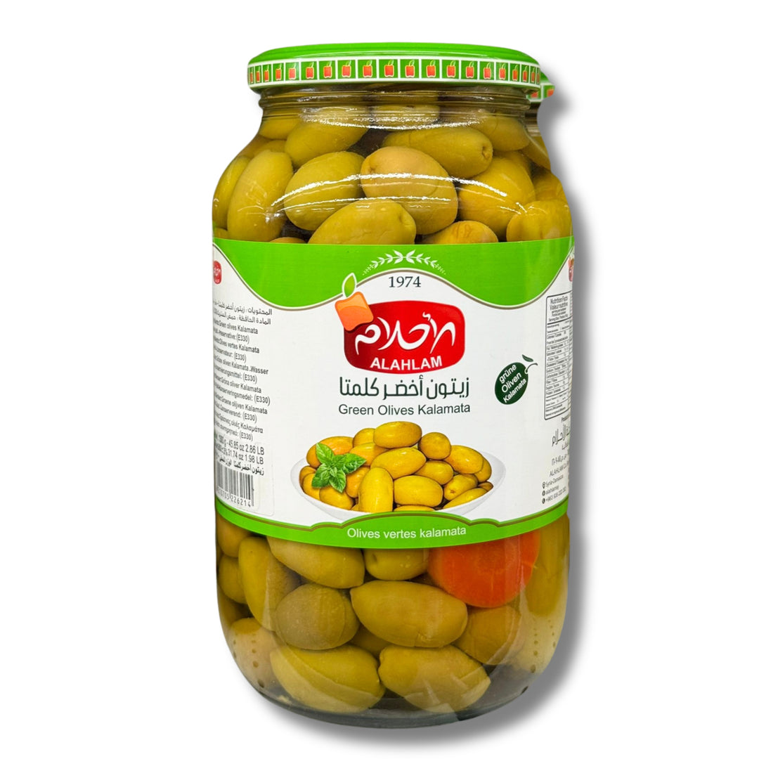 Alahlam Green Olives Kalamata 1.3Kg