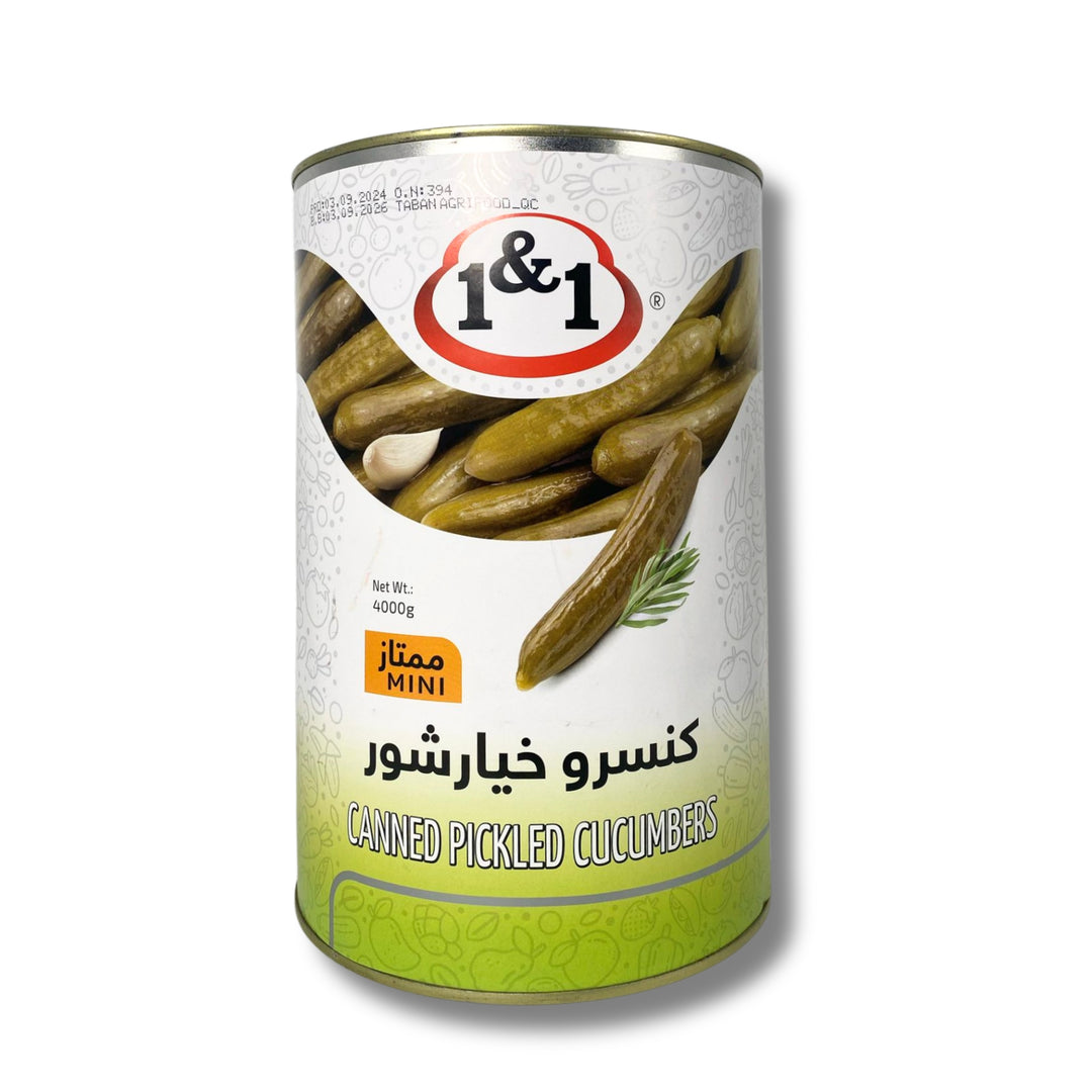 1AND1 Pickled Cucumber 4Kg