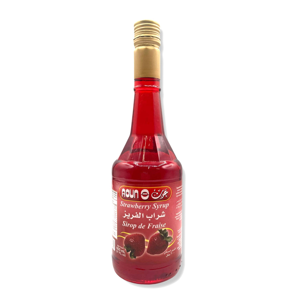 Aoun Strawberry Syrup 600Ml