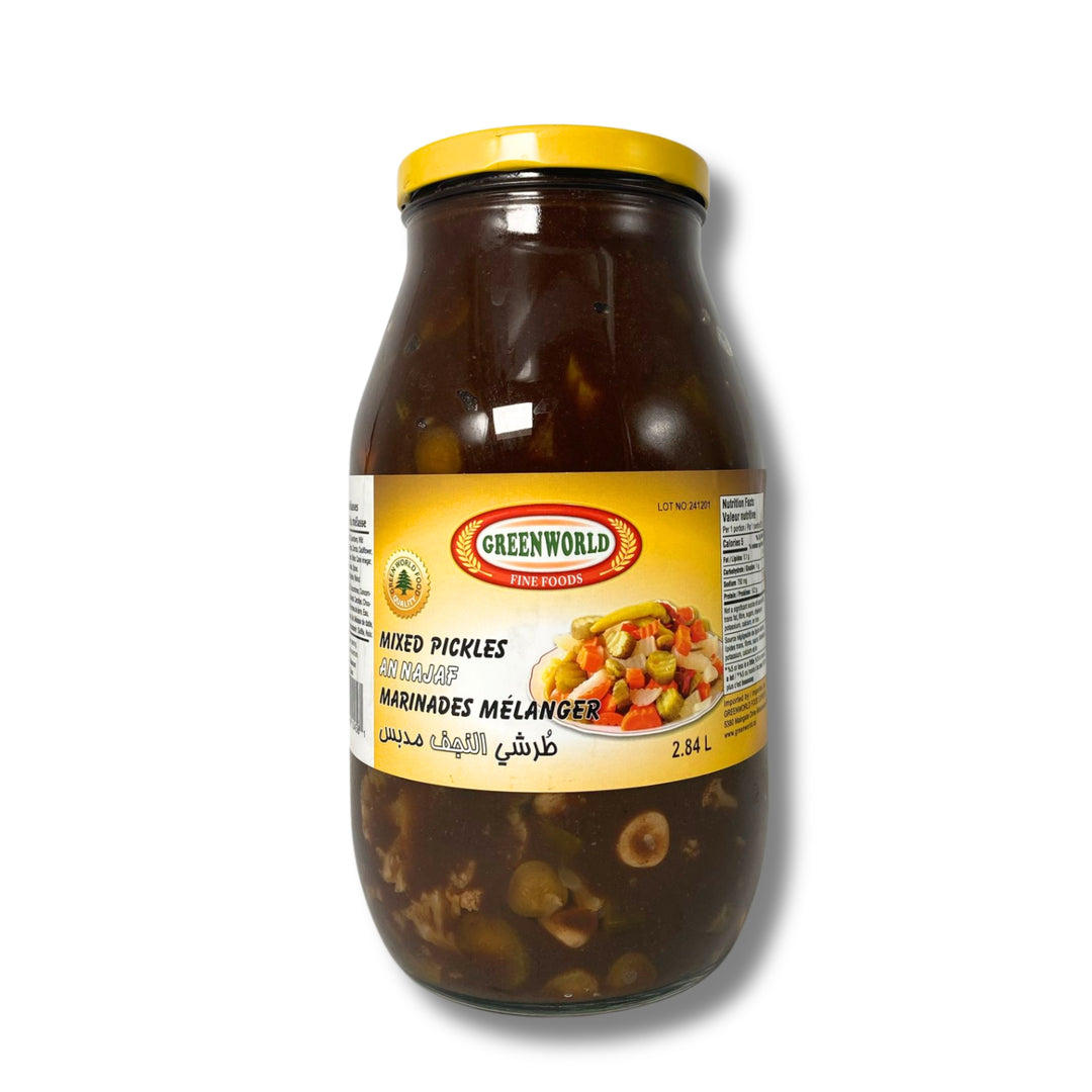 Green World Mix Pickles (Mudabas) 2.84L
