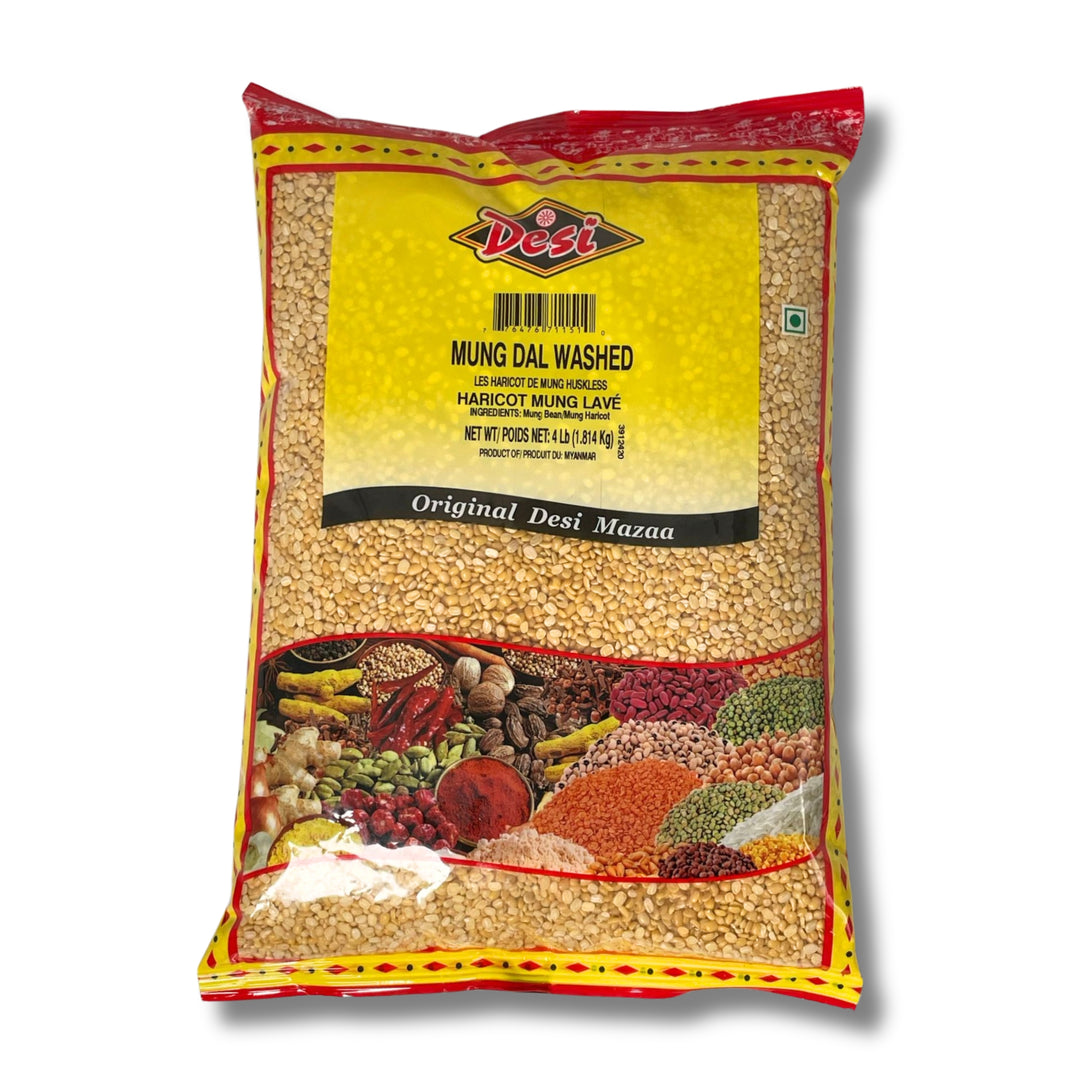 Desi Mung Dal Washed 4Lb
