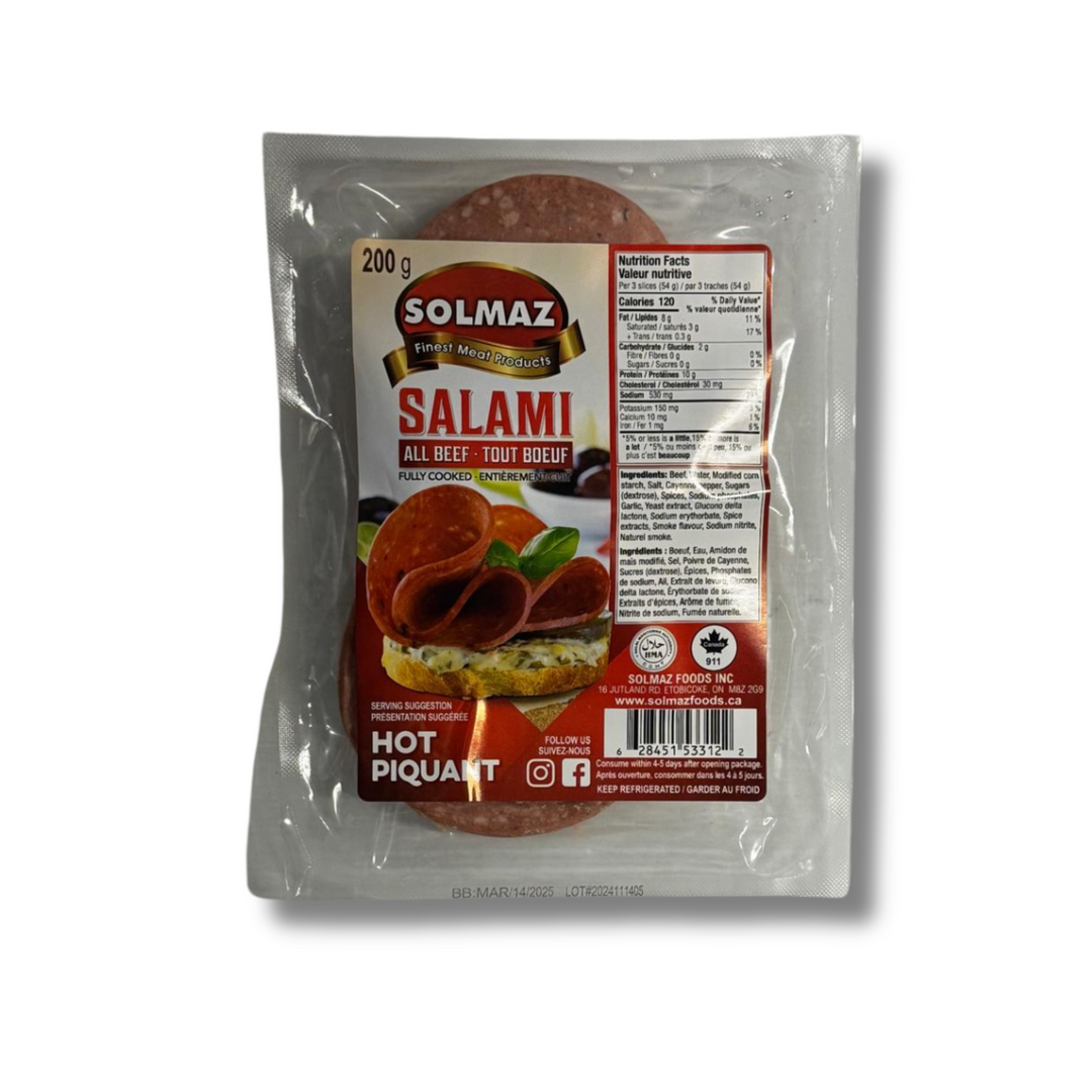 Solmaz Beef Salami Hot 200G