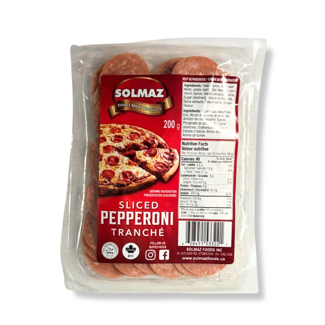 Solmaz Sliced Pepperoni 200G