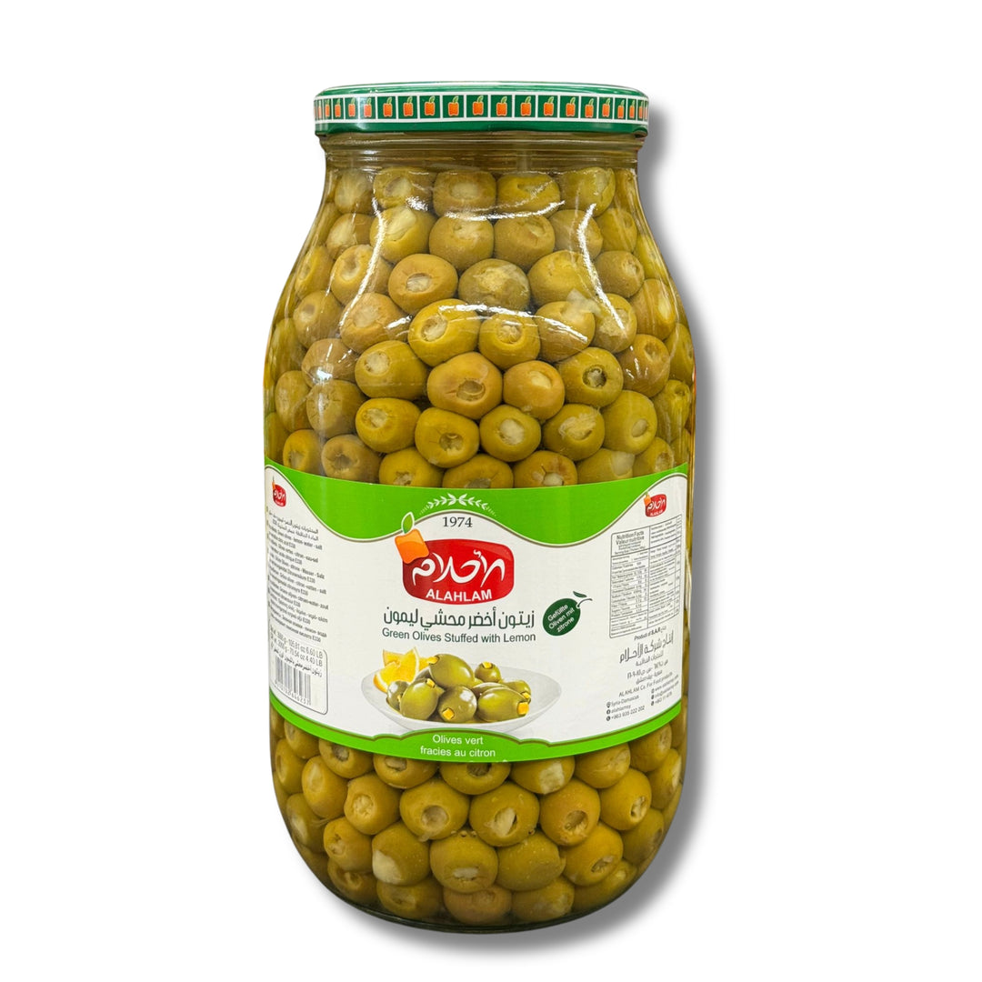 Alahlam Green Olives Lemon 3L