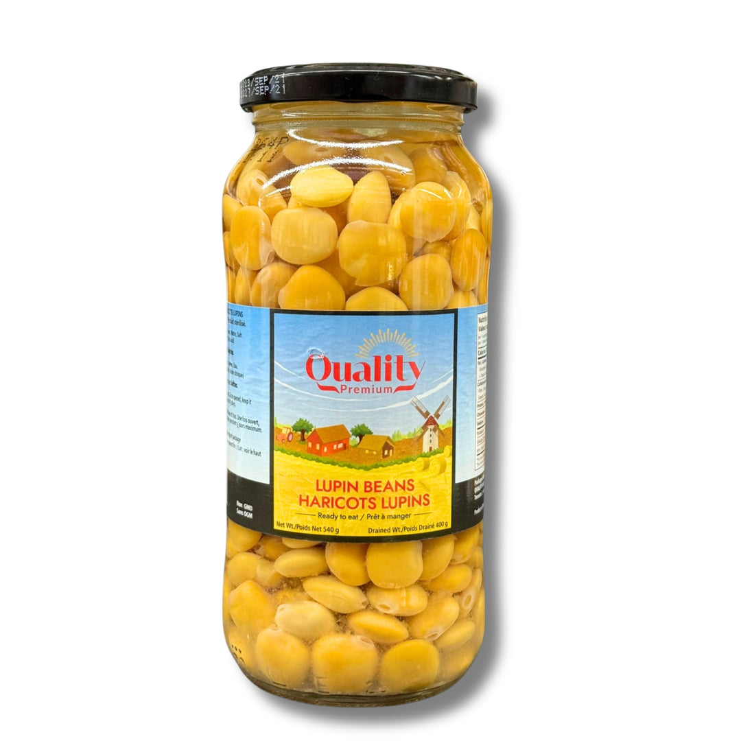 Quality Lupini Beans Glass Jar 540G