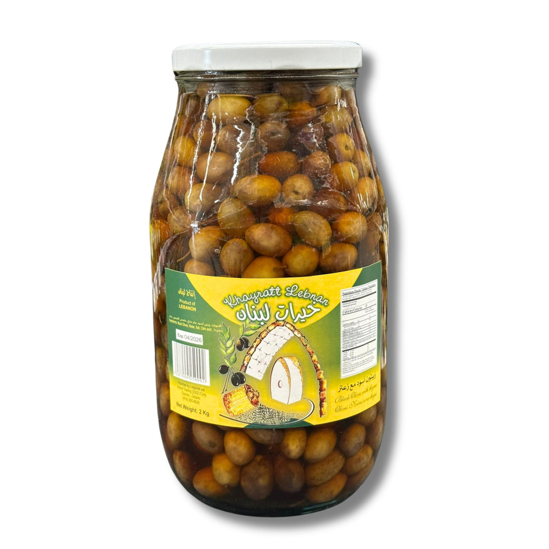 Khayratt Black Olive With Thyme 2Kg