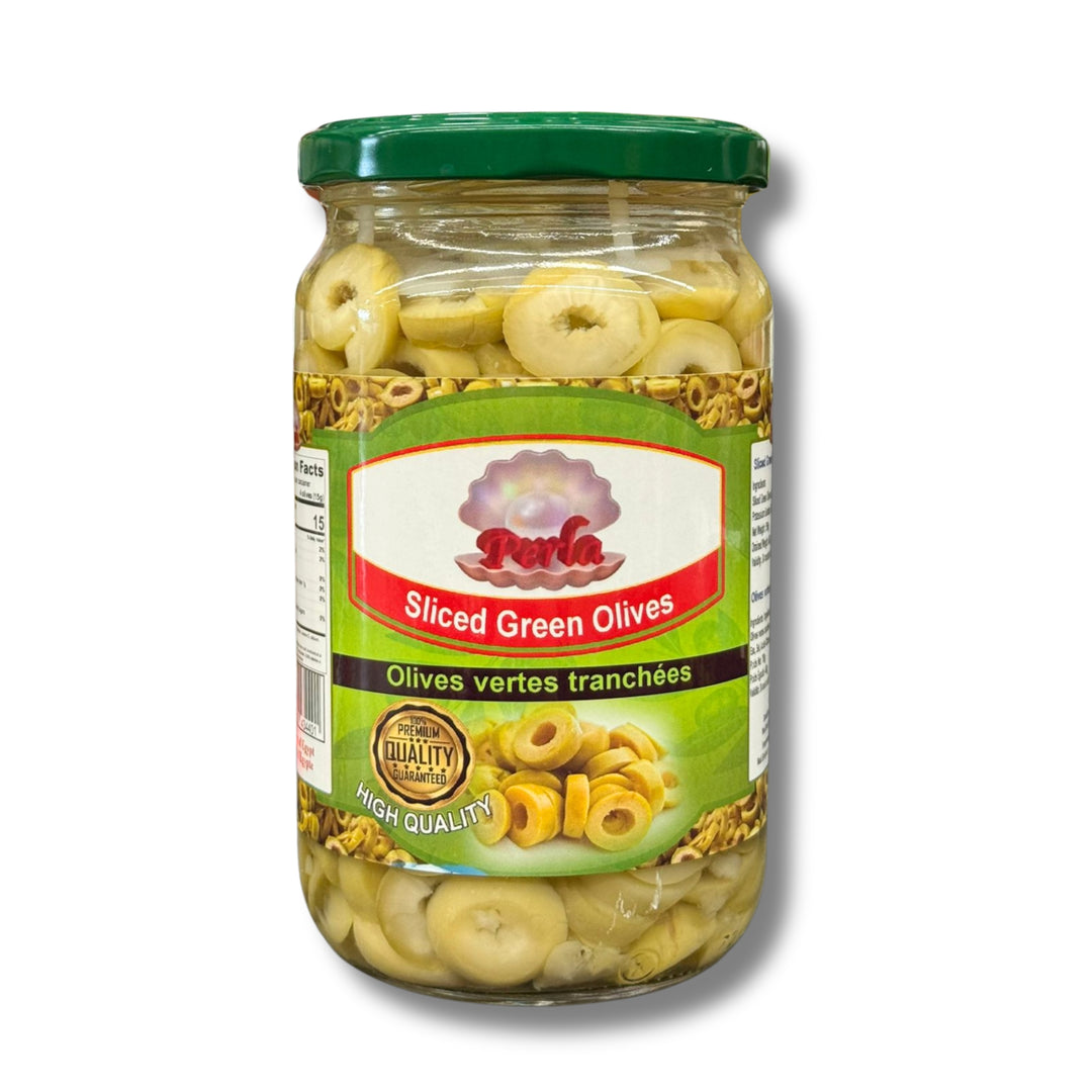 Perla Sliced Green Olives 750G