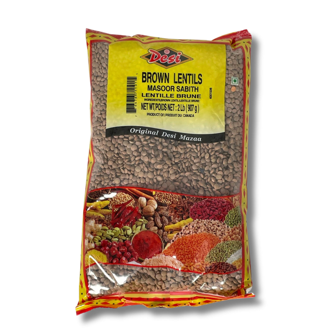 Desi Brown Lentils 2Lb