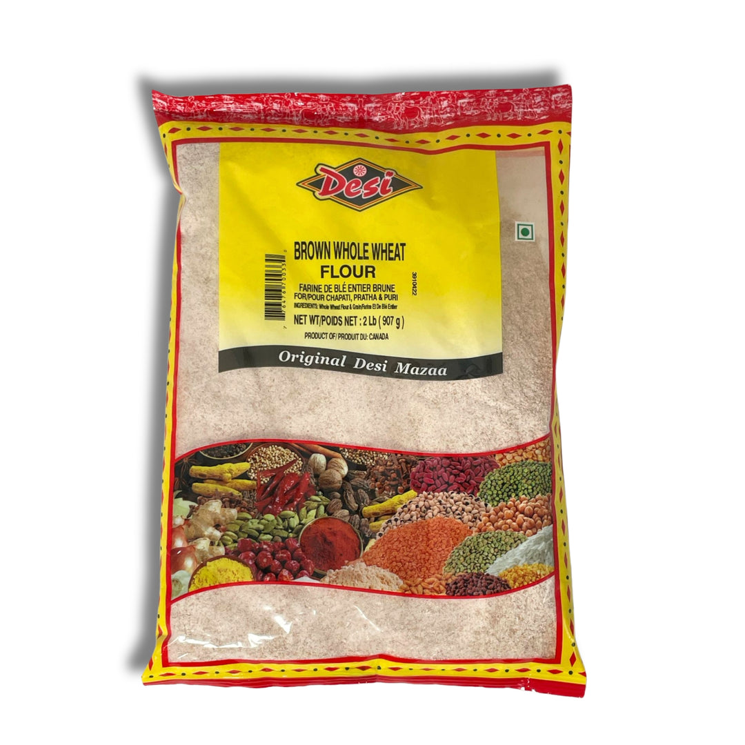 Desi Brown Wheat Flour 2Lb