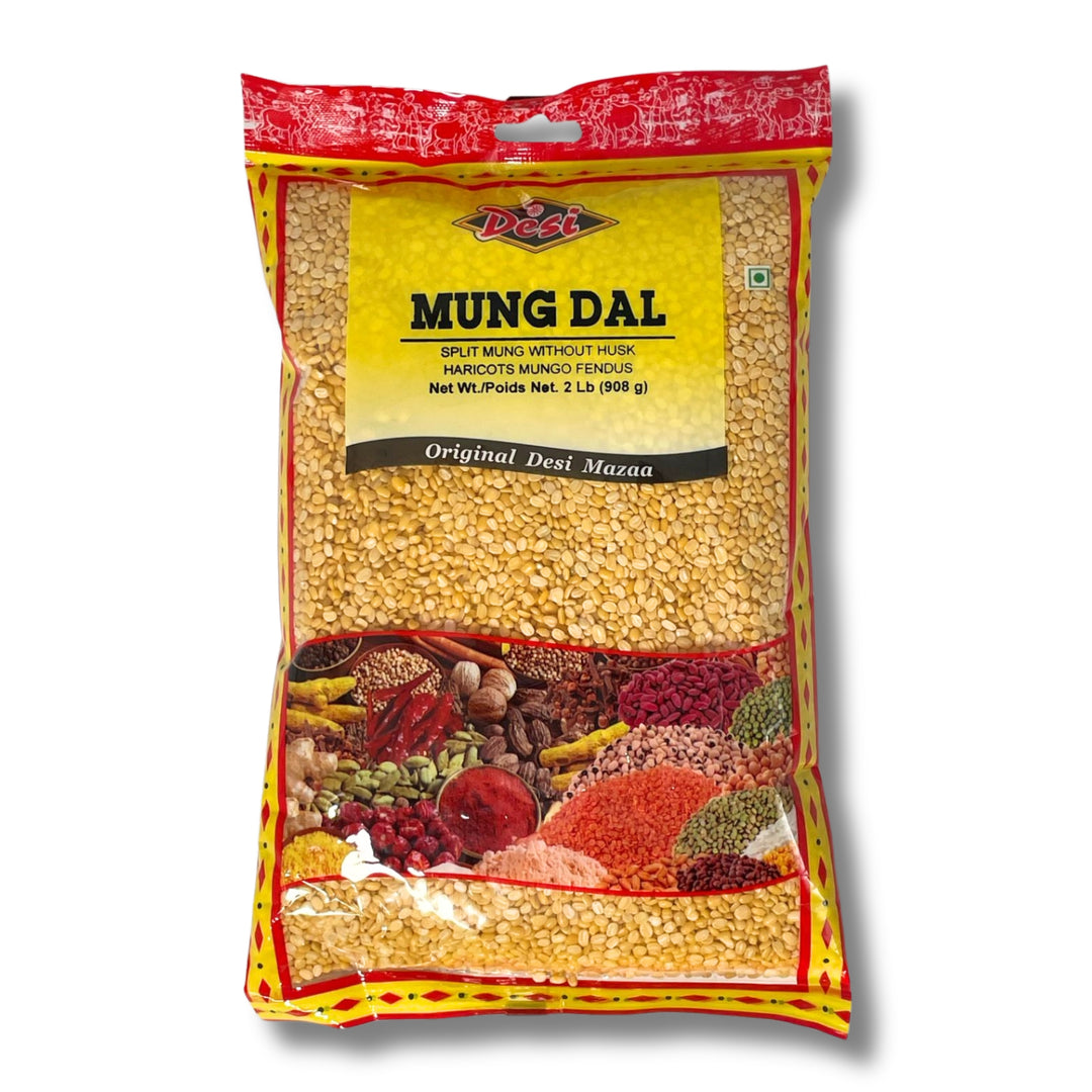Desi Mung Dal Washed 2Lb