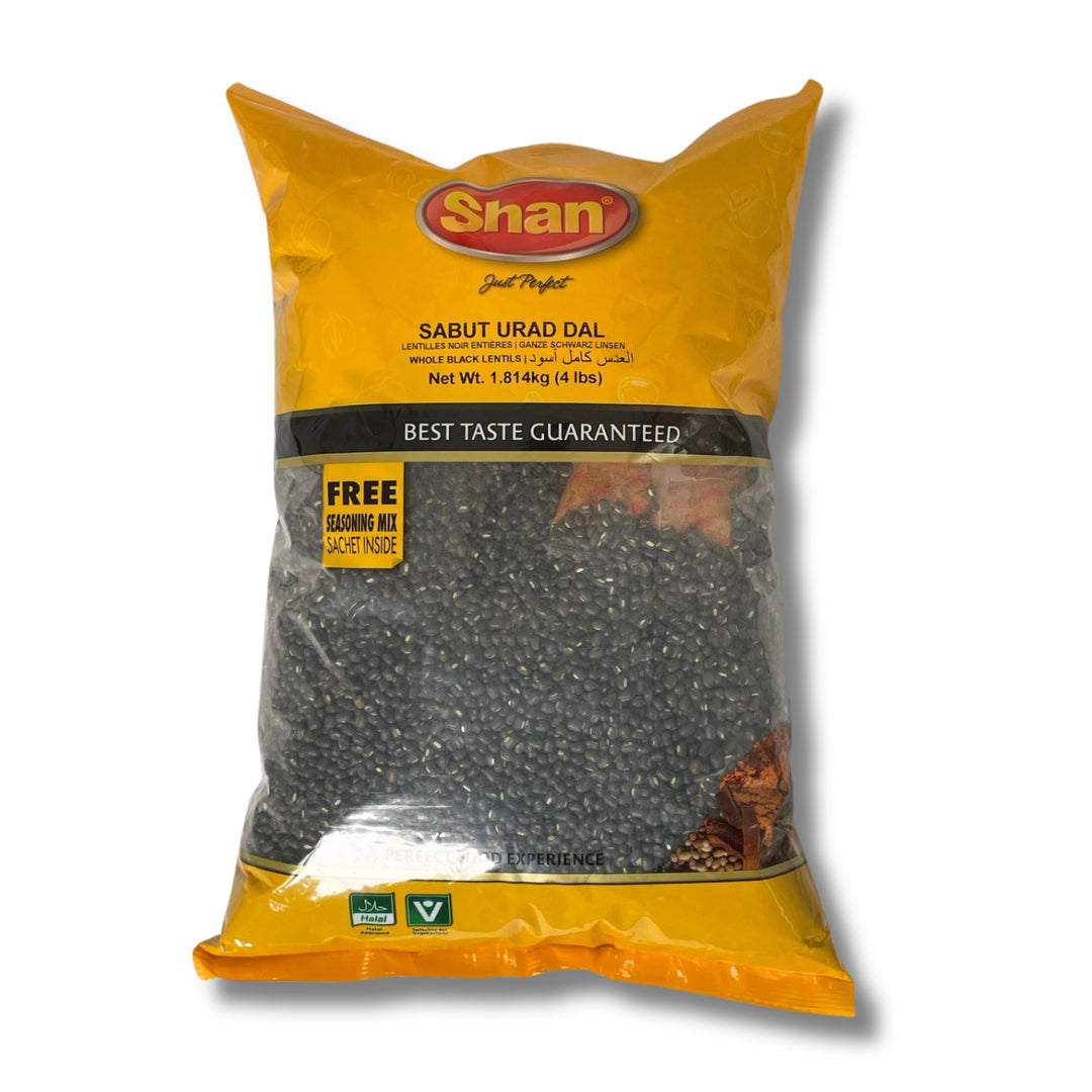 Shan Lentils Urad Whole 4Lb