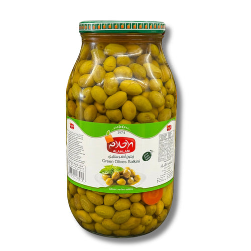Alahlam Salkini Green Olives 3Kg