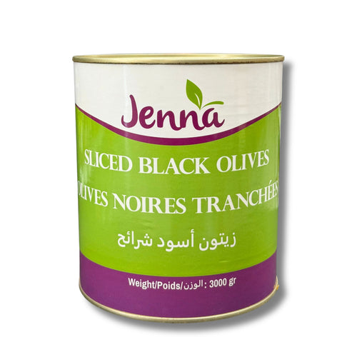 Jenna Sliced Black Olives 3KG