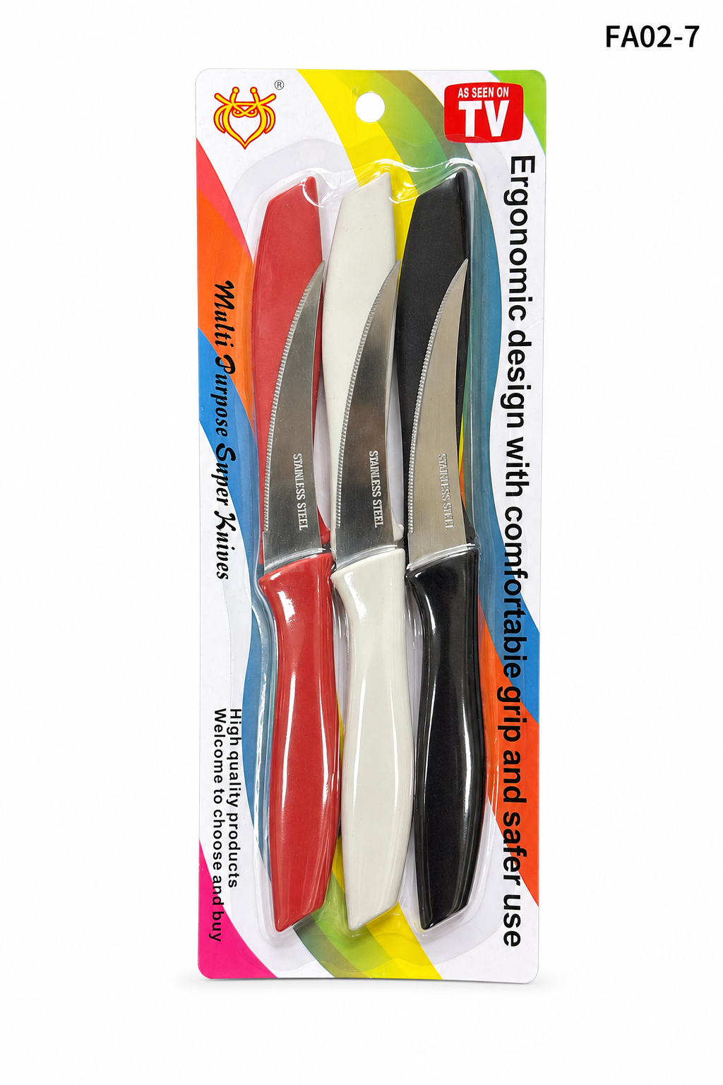 Ergonomic Multi Purpose Knives 6pcs