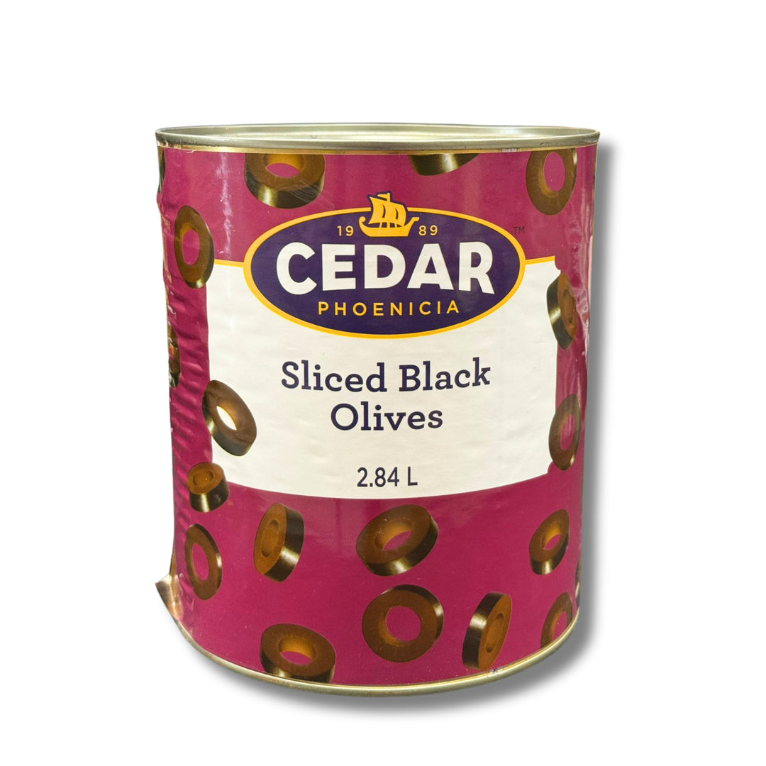 Cedar Sliced Black Olives 2.84L