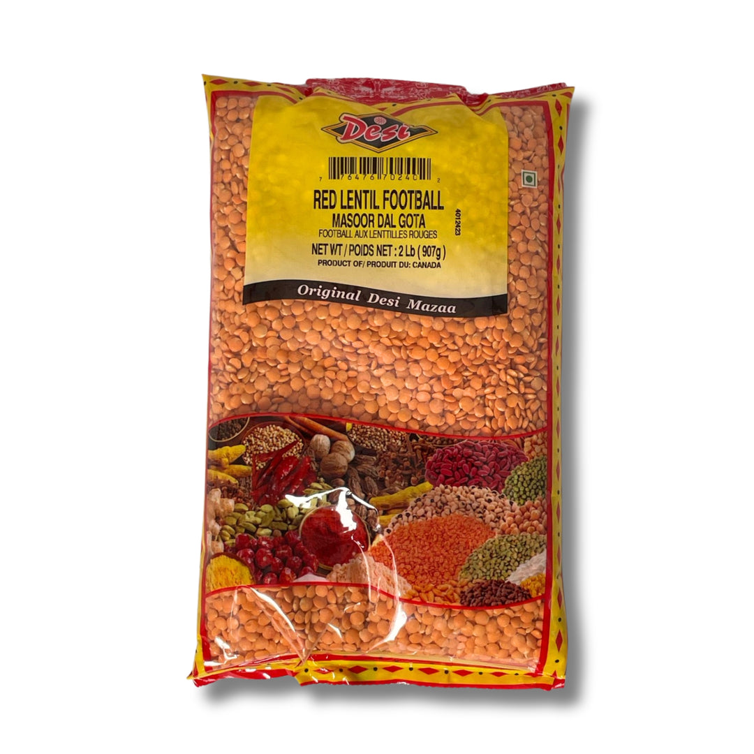 Desi Red Lentil Football 2Lb