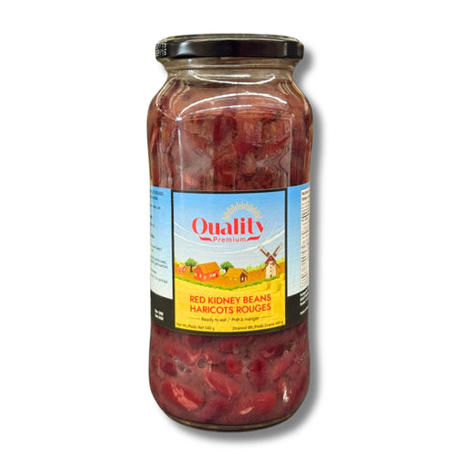 Quality Red Kidney Beans Glass Jar 540G