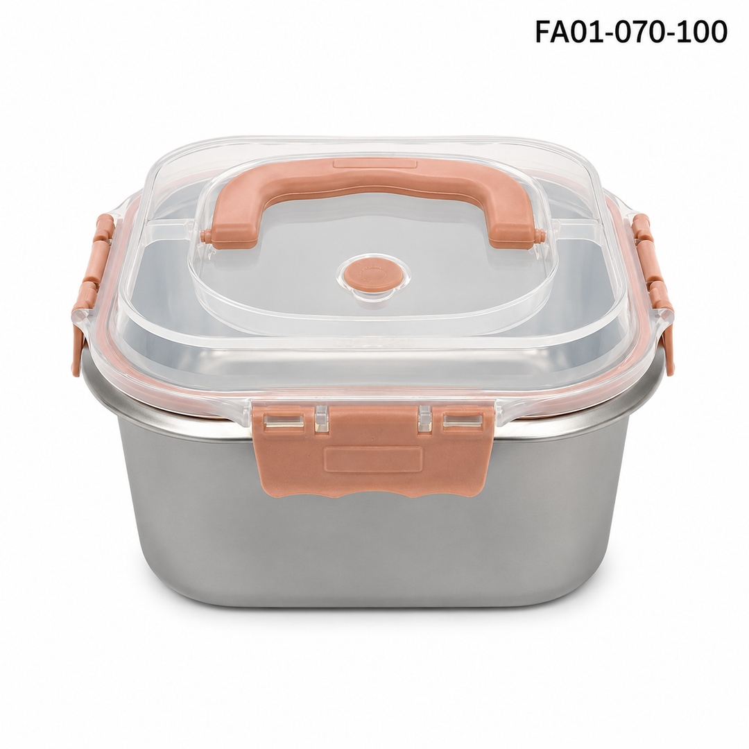 Food Box with Cover 19x6x19