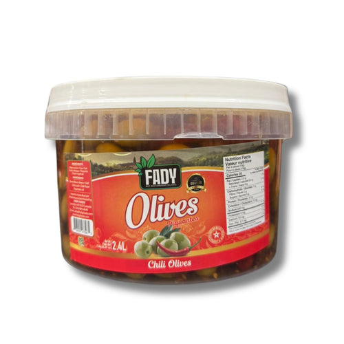 Fady Green Olives Chili  2.4L