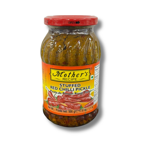 Mother's Stuffed Red Chilli Pickle 500G