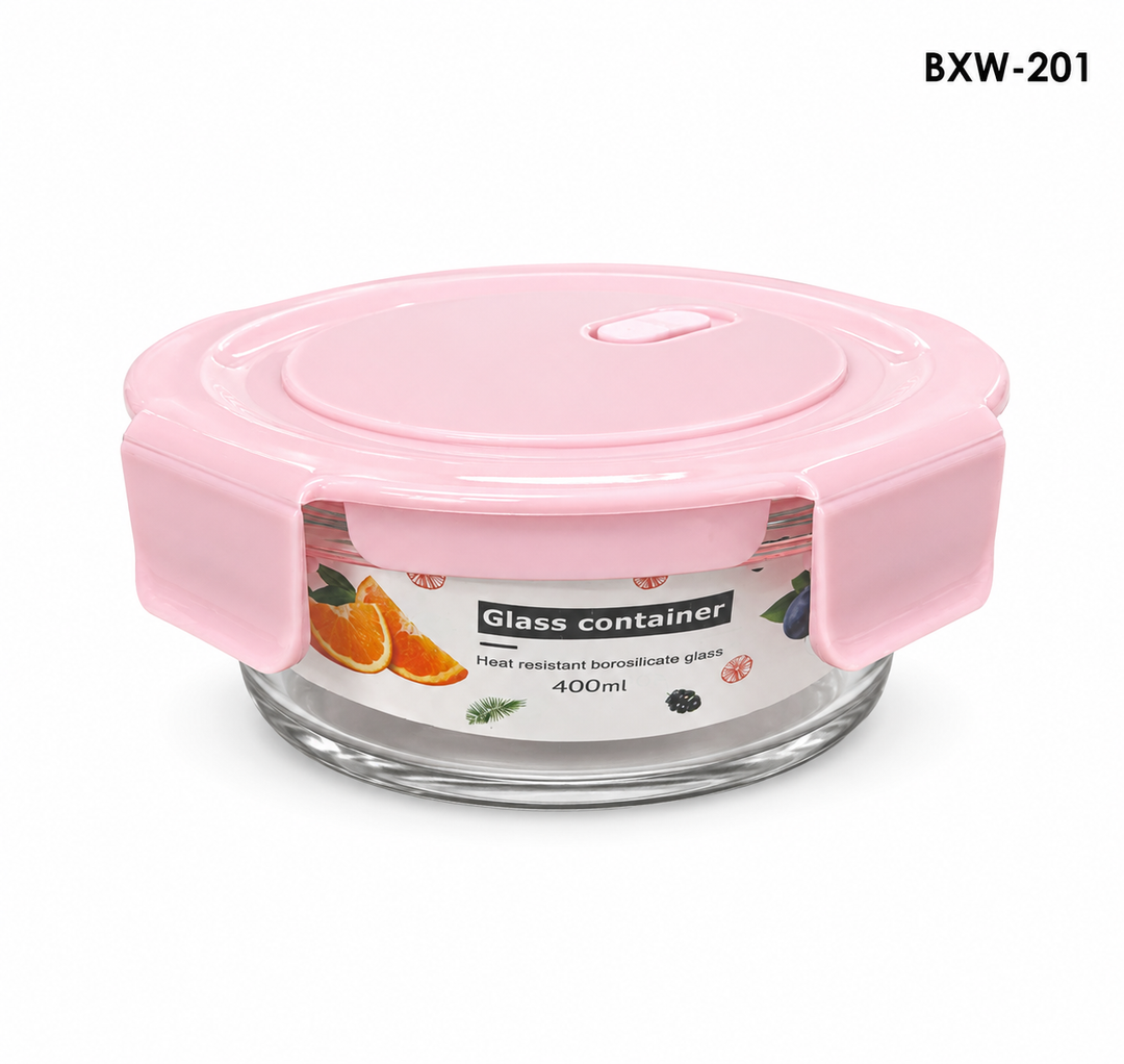 Glass Container with Lid