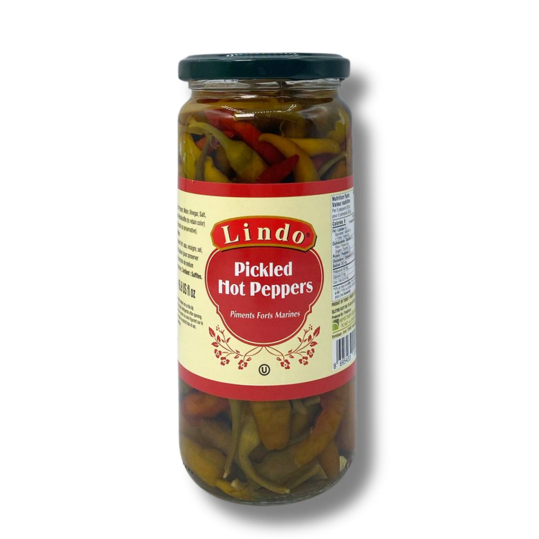 Lindo Pickled Hot Peppers 500Ml