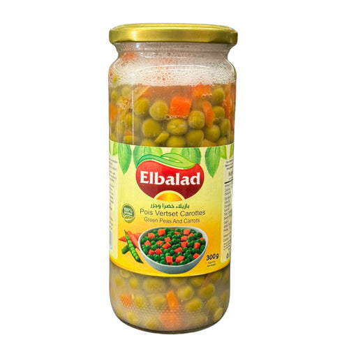 Elbalad Green Peas and Carrots 300g